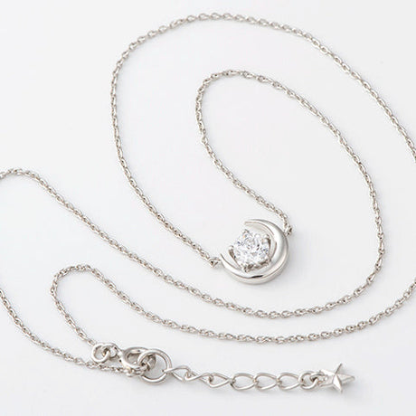 【Twinkle Dream Star premium】シルバー925三日月デザインネックレス